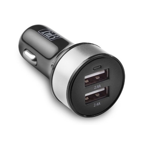 CHARGEUR 2 USB MAXI 4,8 AMP.